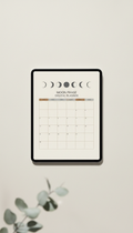 Moon Phase Digital Planner