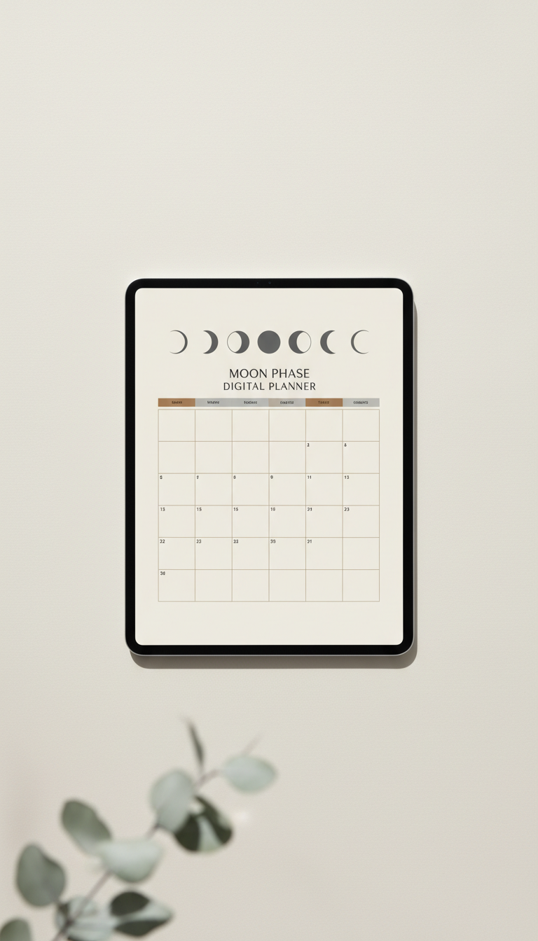 Moon Phase Digital Planner