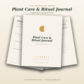 Plant Care & Ritual Journal | Moon Phase Plant Tracker Printable | Witchy Garden Journal PDF | Digital Download